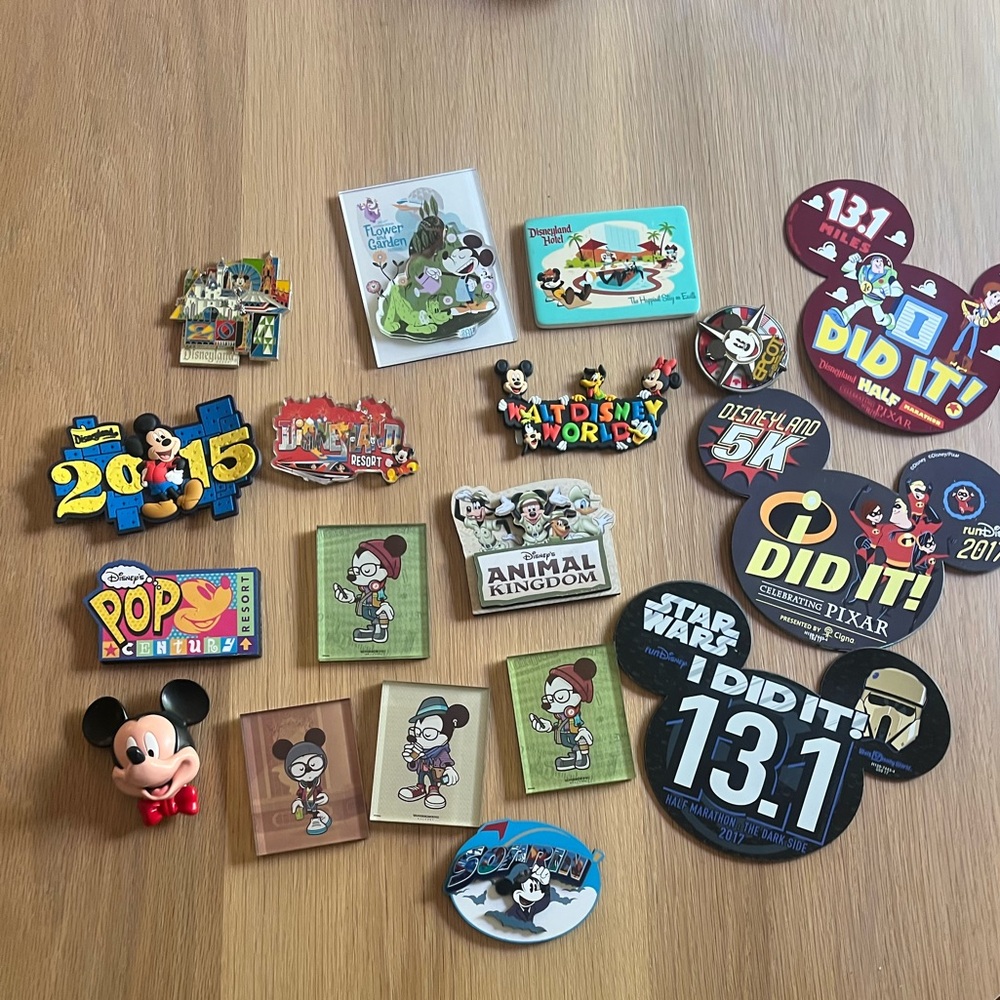 Disney Magnet Collection  includes Hipster Mickey by Jerrod Maruyama